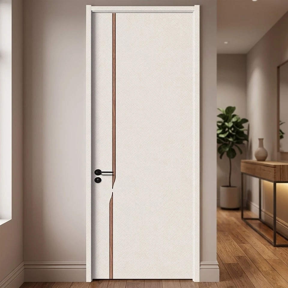 Decorative Plain Wooden Door factory