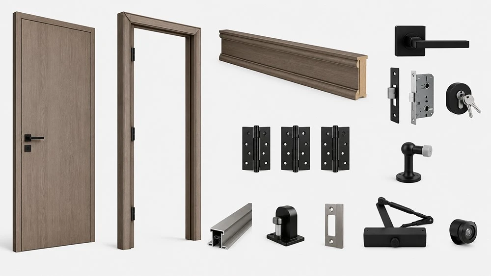 WPC door Hardwares WPC door Hardwares