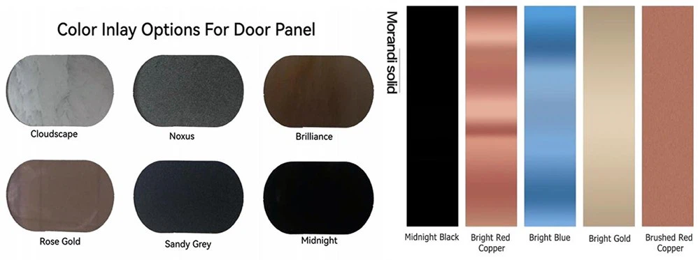 Carved and inlaid door color Carved and inlaid door color