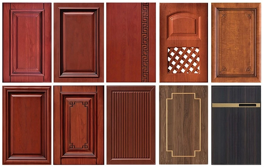 Vacuum formed kitchen door panel samples Vacuum formed kitchen door panel samples