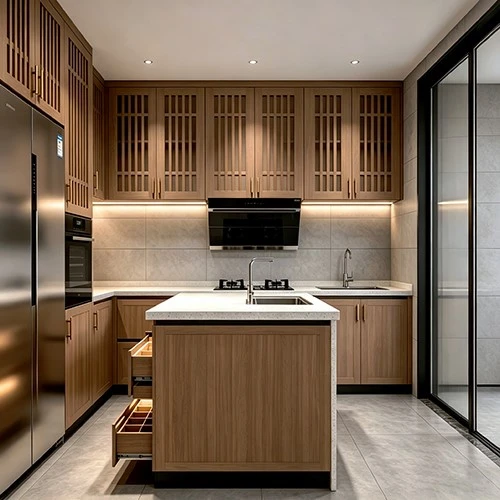 Custom modern kitchen doors
