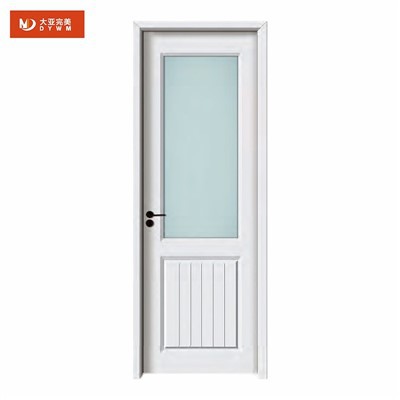 Half PVC and Half Glass Door