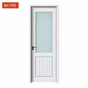 Half PVC and Half Glass Door