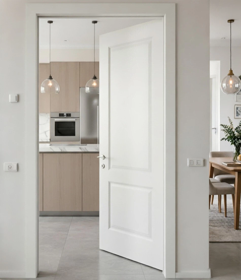 White Primed Wood Doors high quality